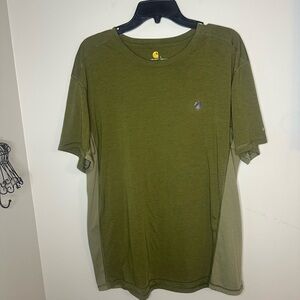 Carhartt Army Green Relaxed Fit Tee Mens size Large